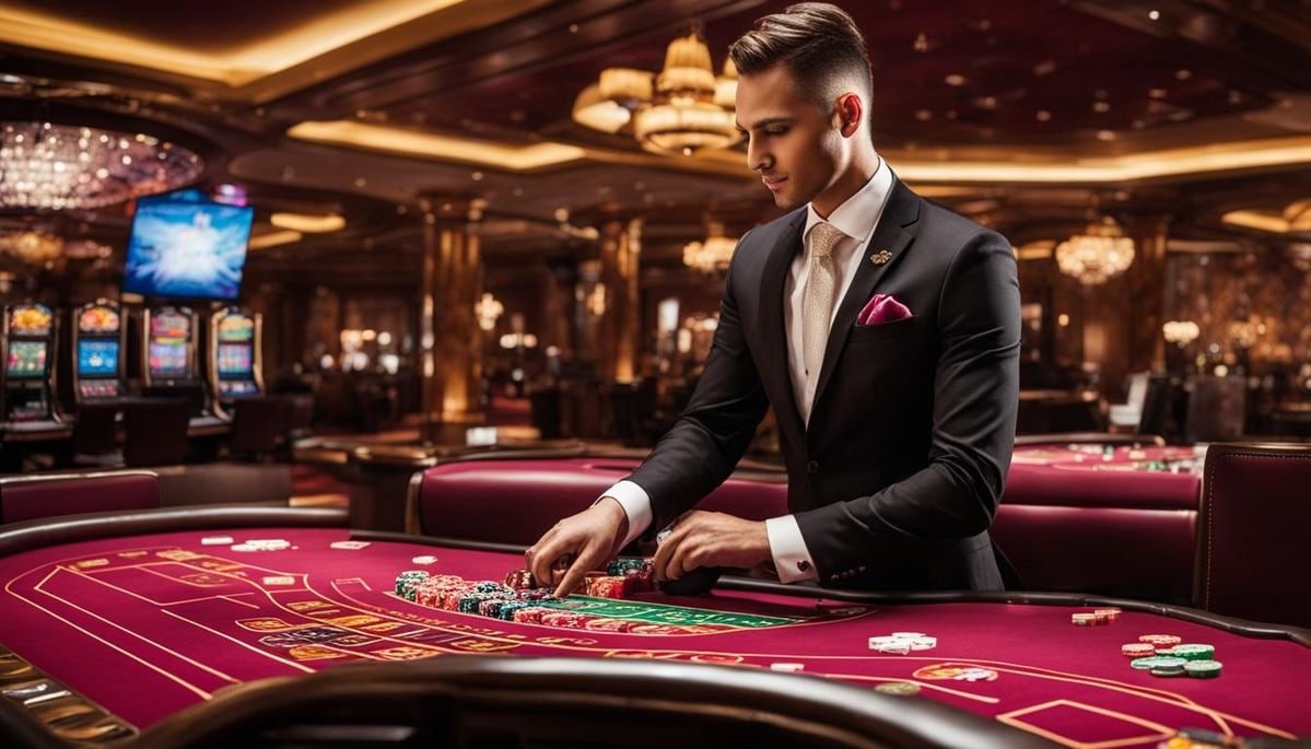 Suasana kasino premium 605sm dengan jackpot besar dan pengalaman bermain casino online mewah